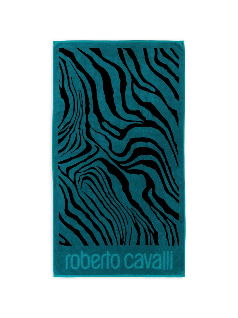 Zebra-print 2000 beach towel 1
