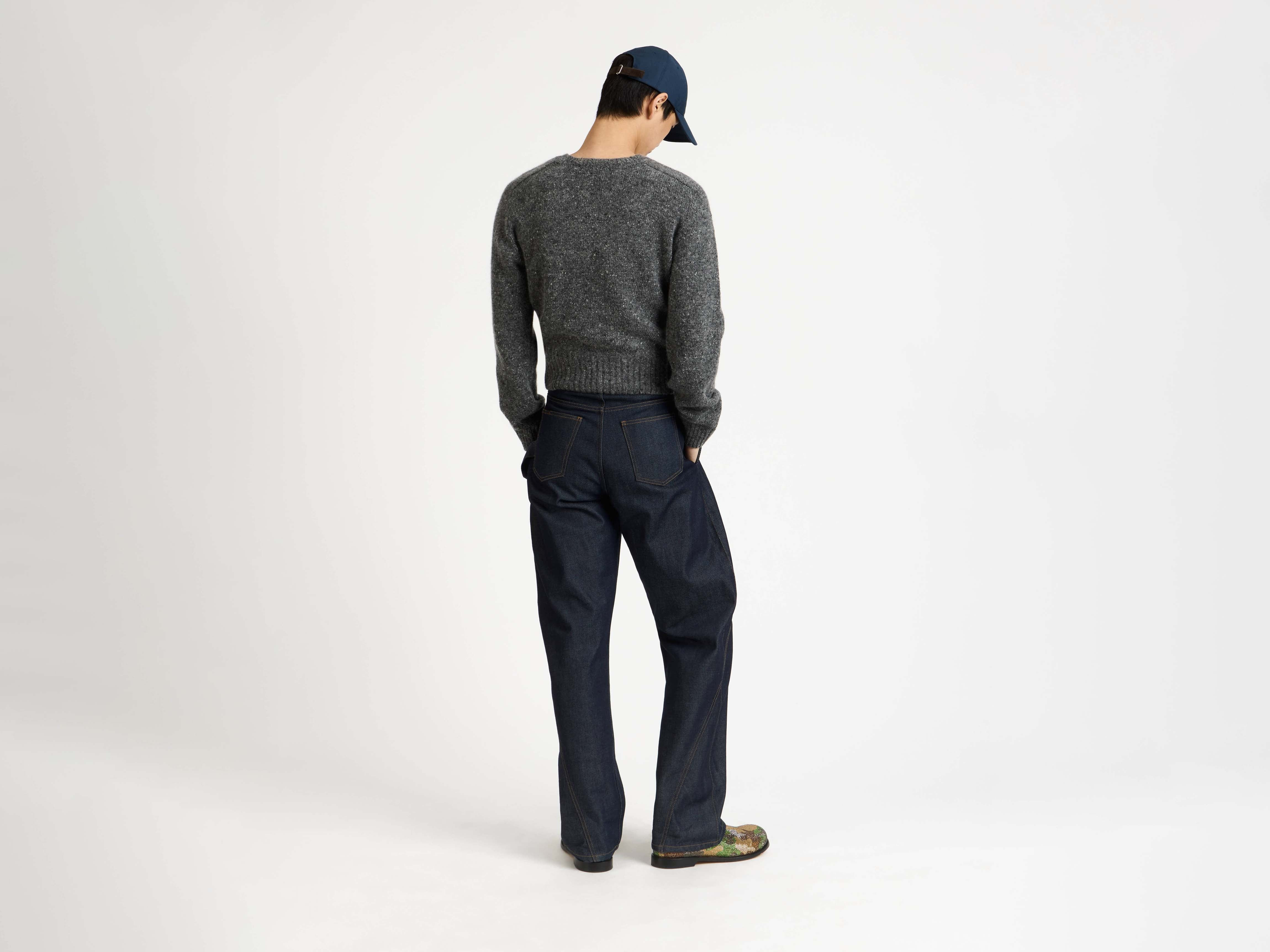 TWISTED WORKWEAR DENIM JEANS IN INDIGO - 3