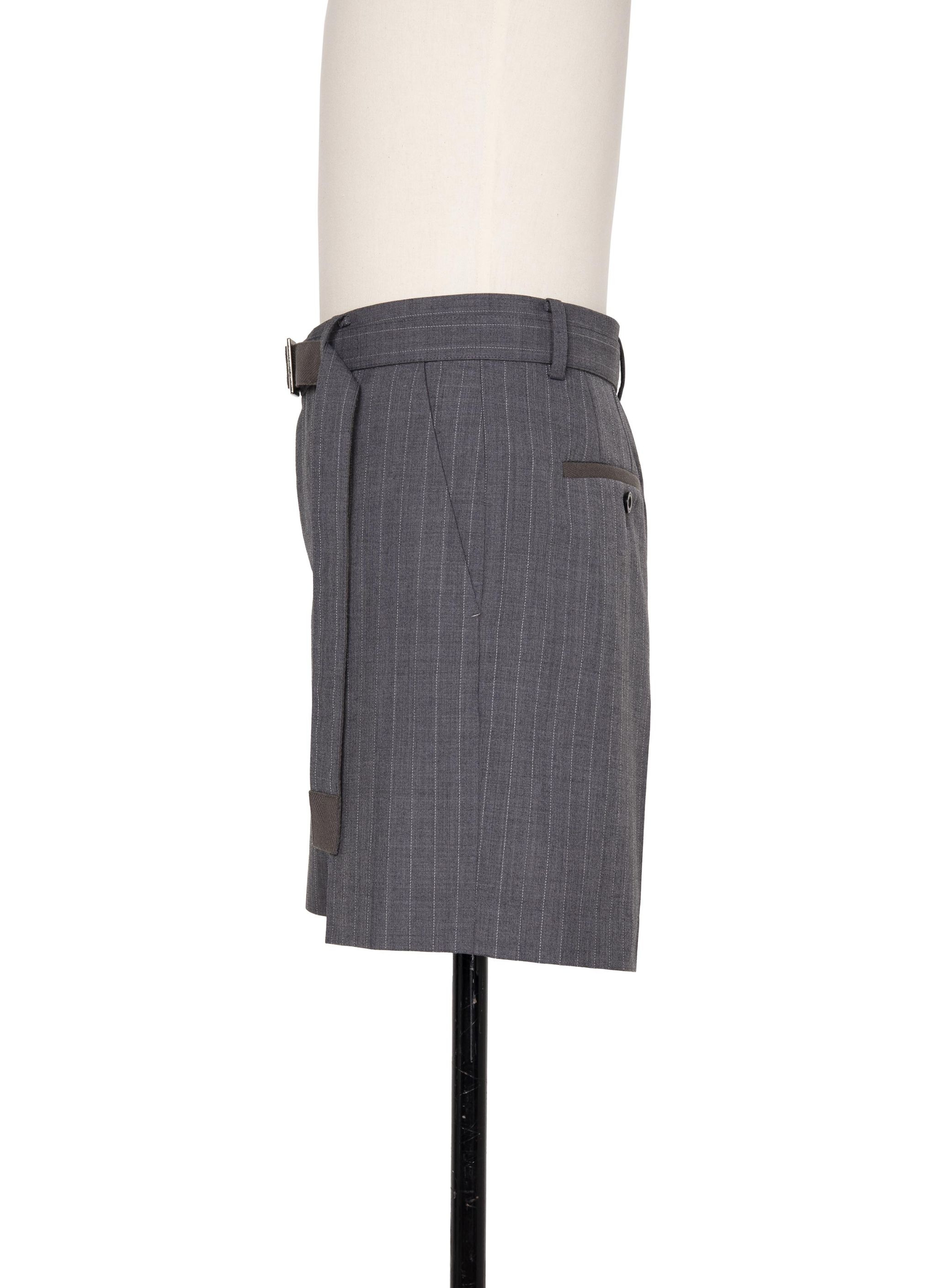 Chalk Stripe Shorts - 2