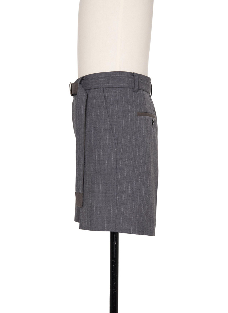 sacai Chalk Stripe Shorts outlook