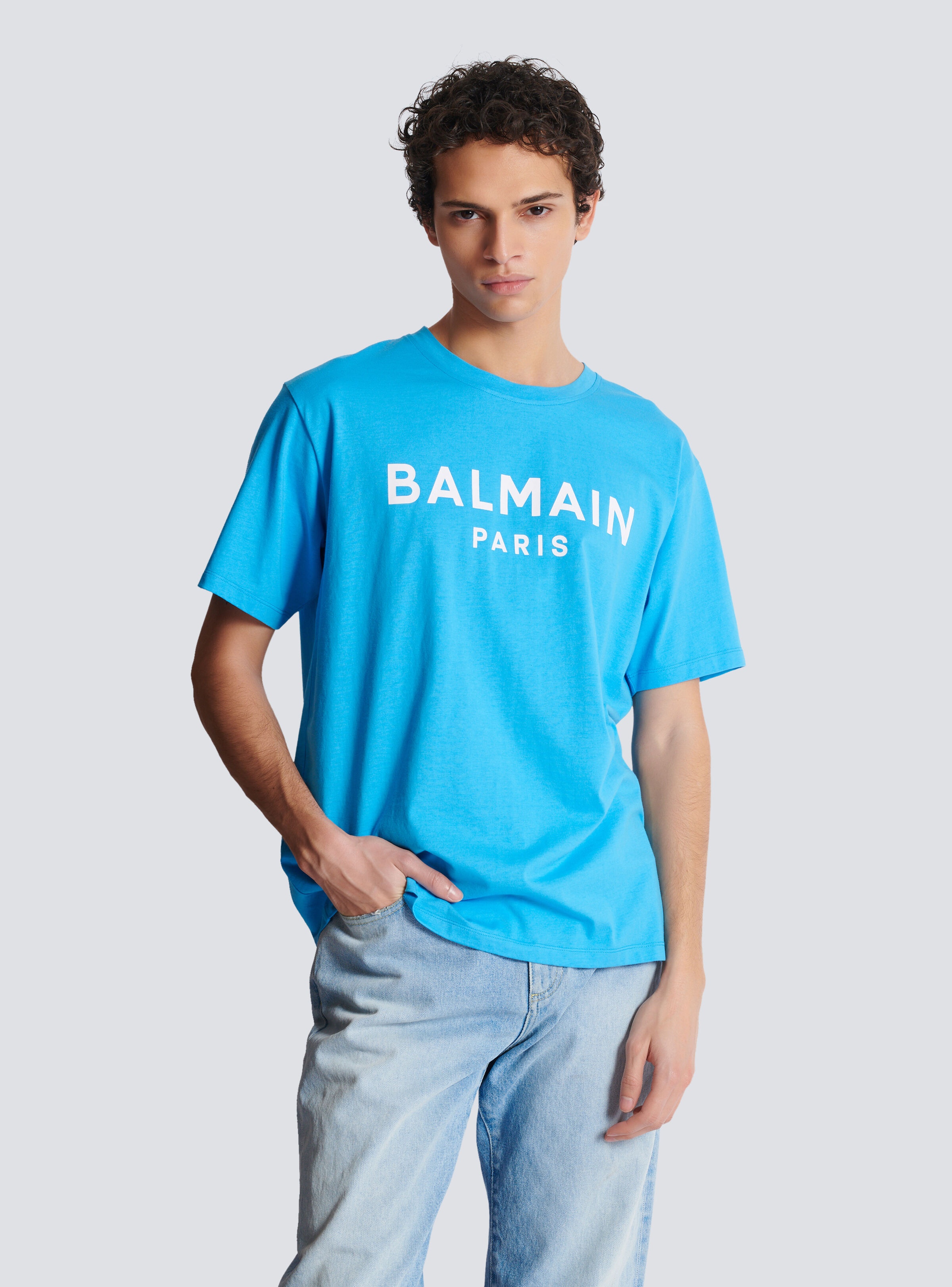 Straight-cut Balmain printed T-shirt - 6