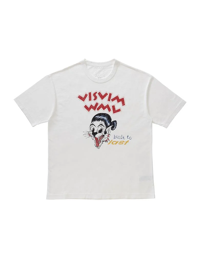 JUMBO TEE S/S BTL DMGD WHITE - 1