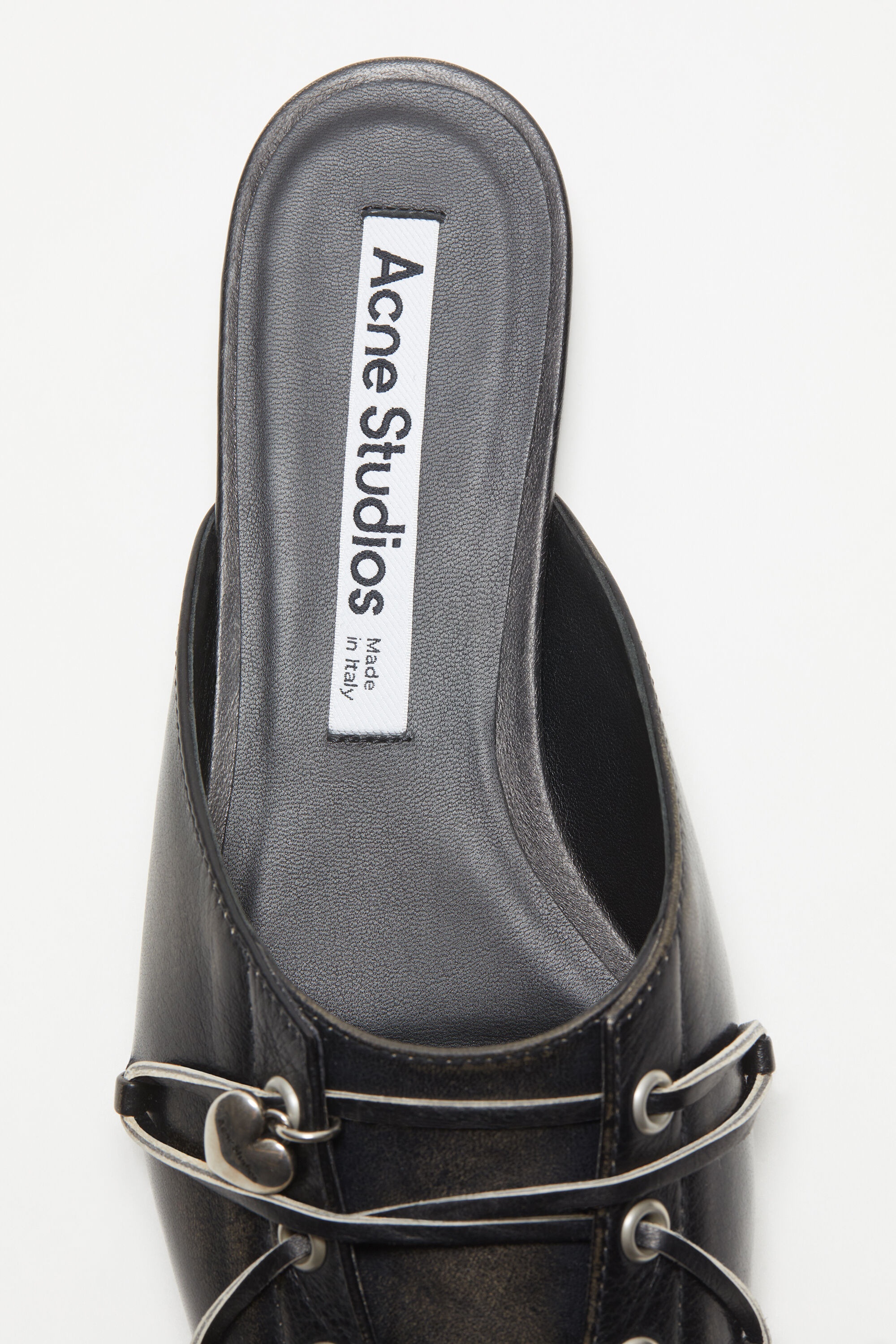 Lace-up mules - Black - 4