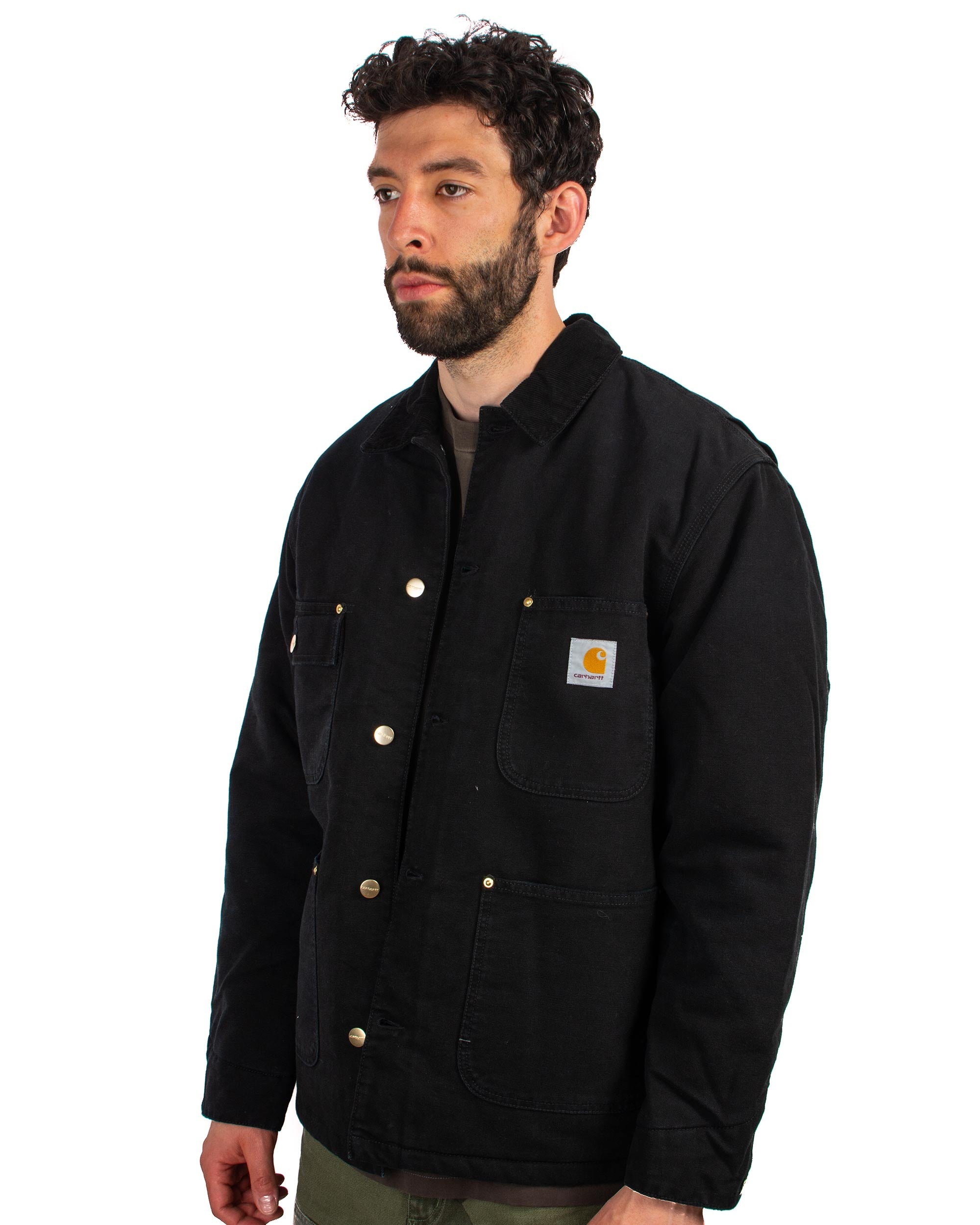 Carhartt W.I.P. OG Chore Coat Black - 4