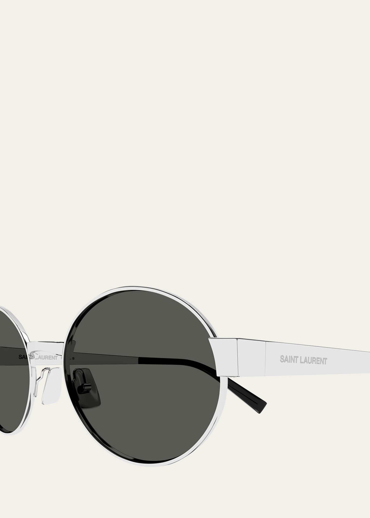 Logo Metal Oval Sunglasses - 3