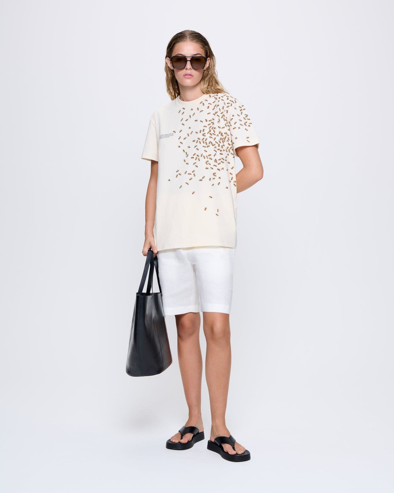 Womens Bee The Change Organic Cotton T-Shirt - Undyed 3