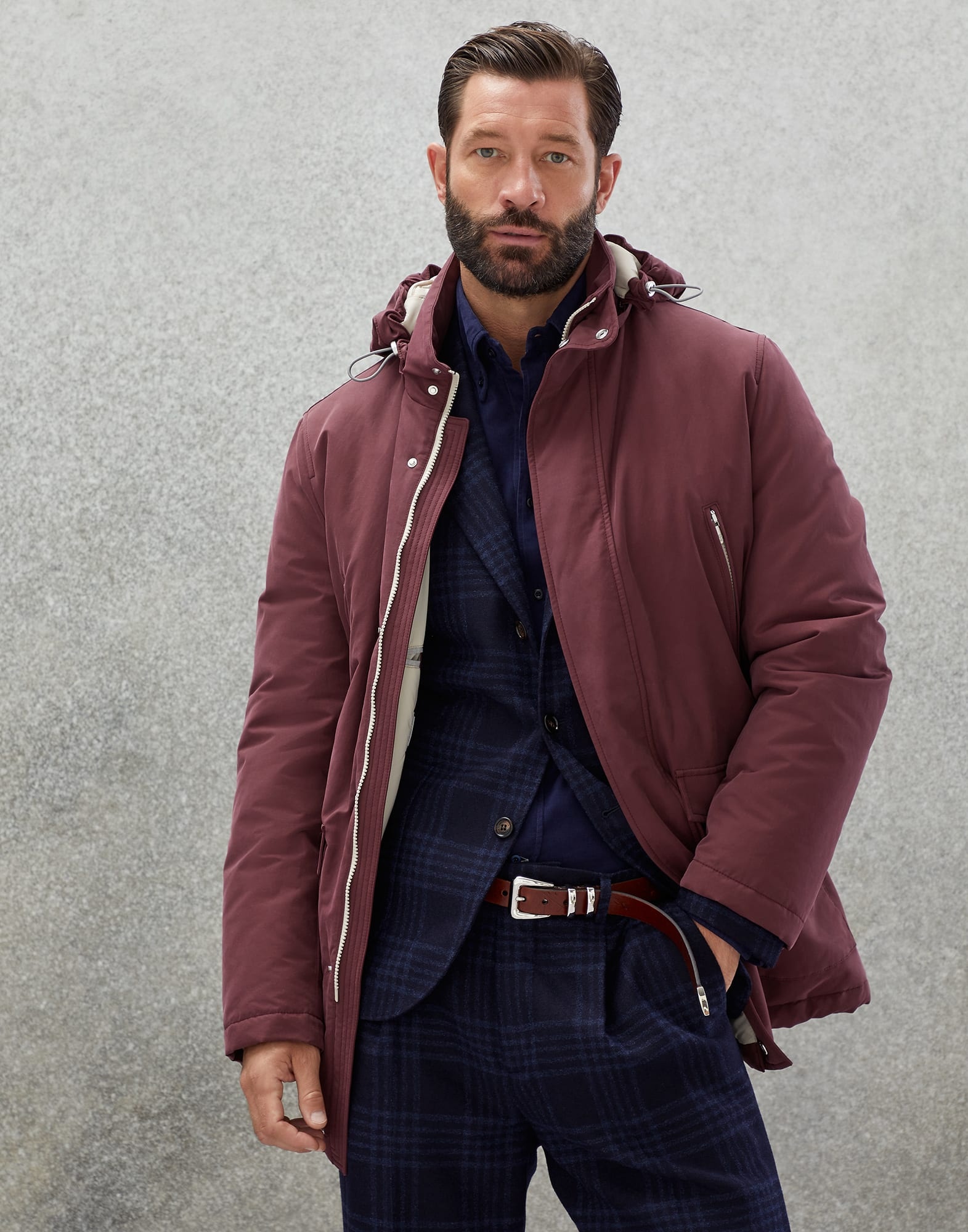 Water-resistant techno cotton parka with Thermore® padding and detachable hood - 4
