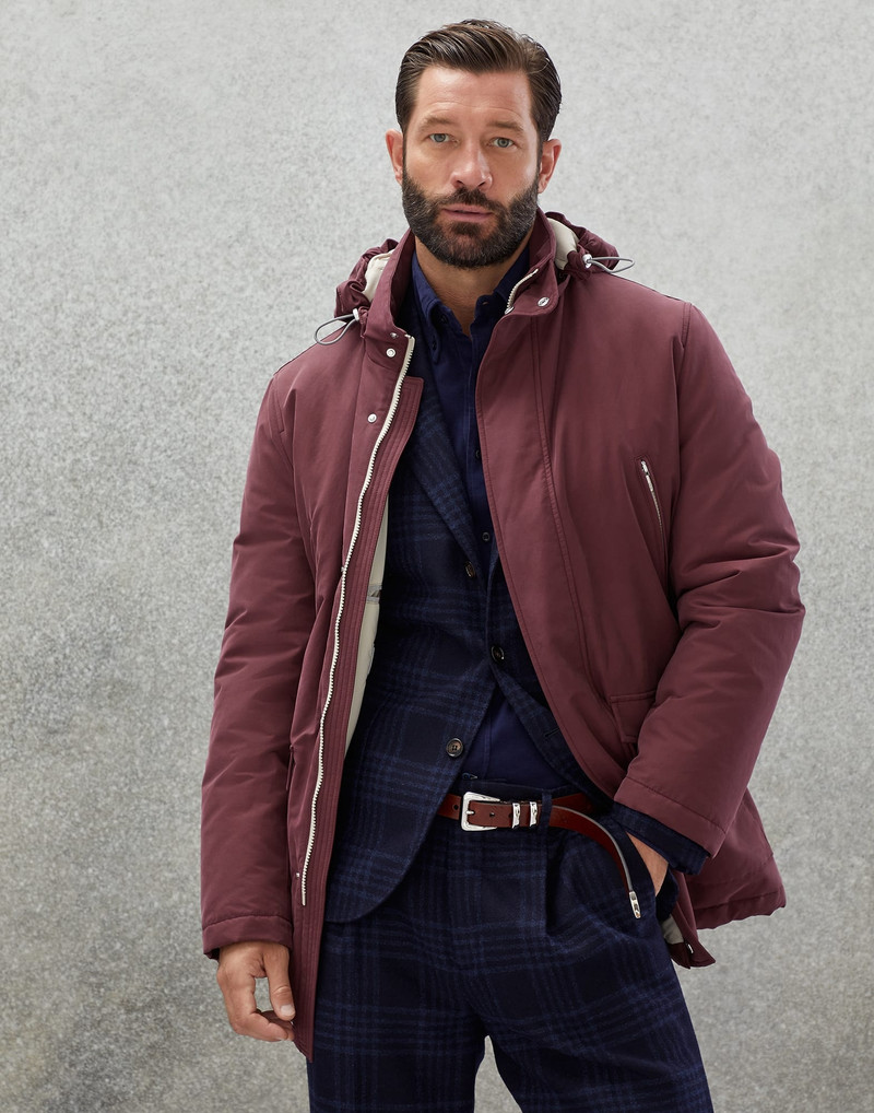 Water-resistant techno cotton parka with Thermore® padding and detachable hood 4