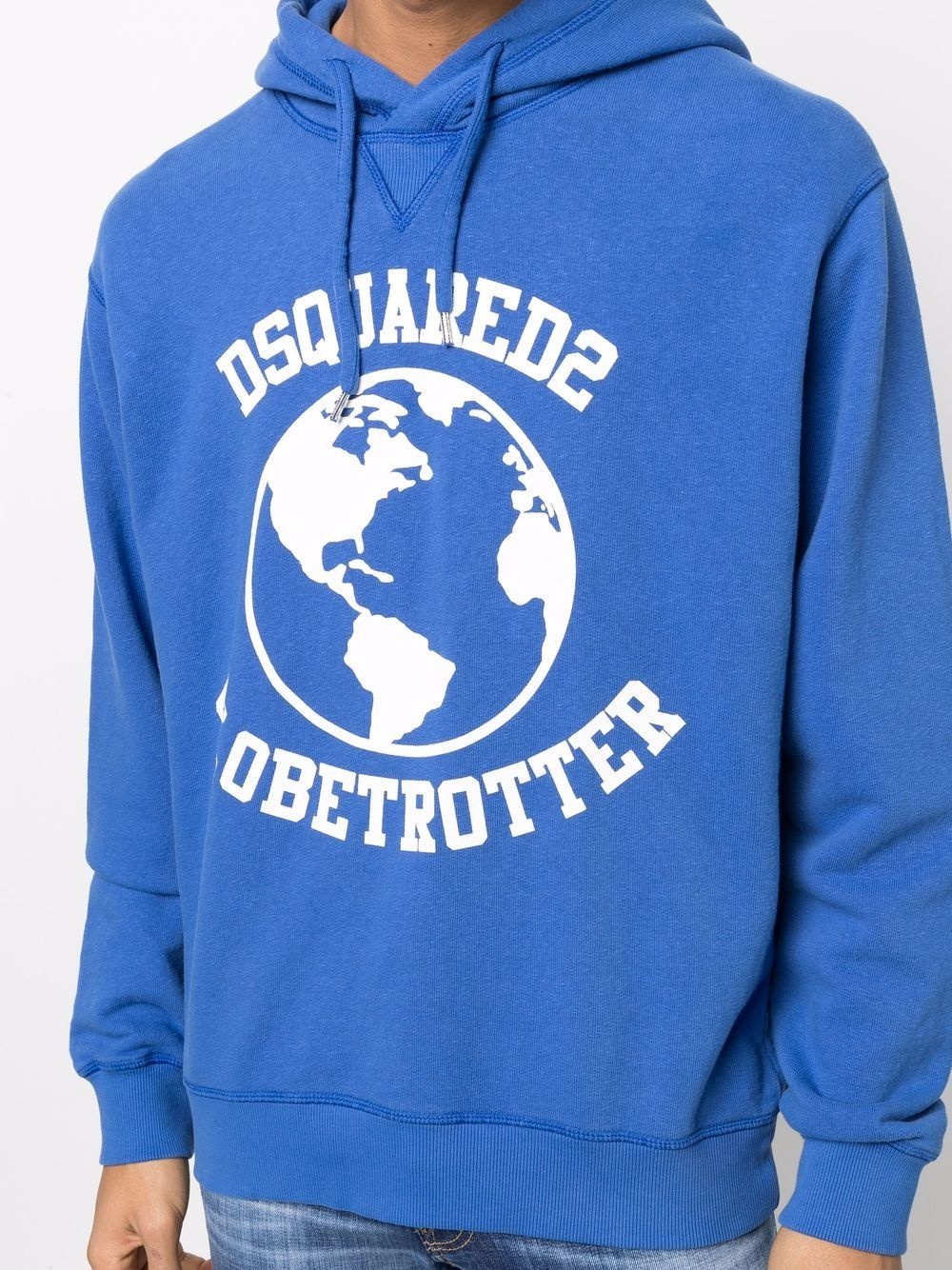 Globetrotter logo-print hoodie - 5