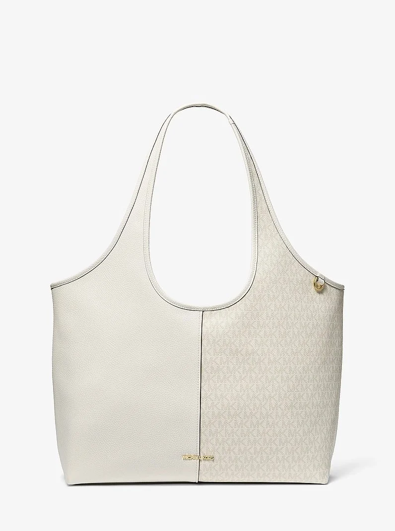 Henly Large Signature Logo and Textured Tote Bag - 1