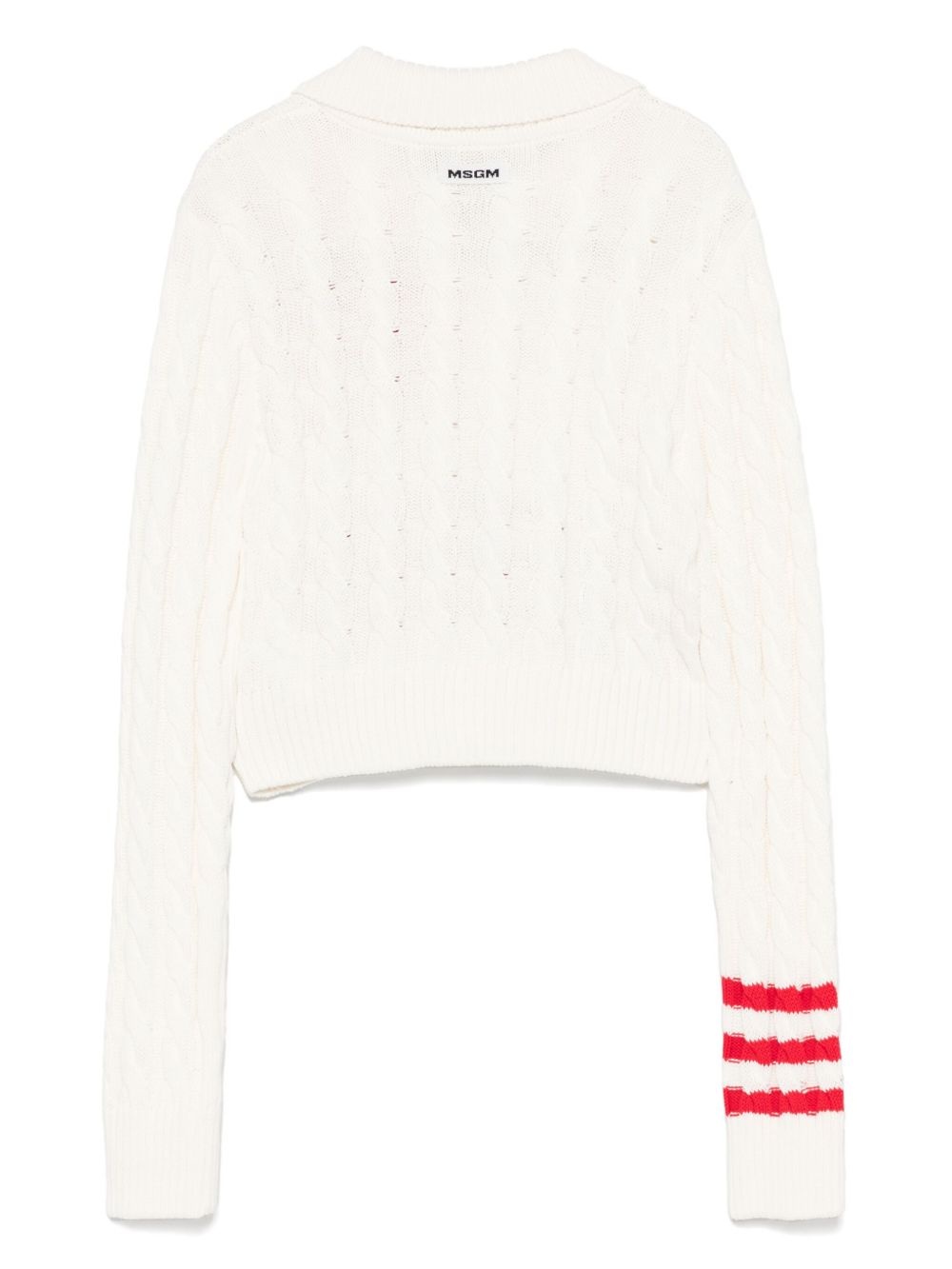 cable-knit sweater - 2