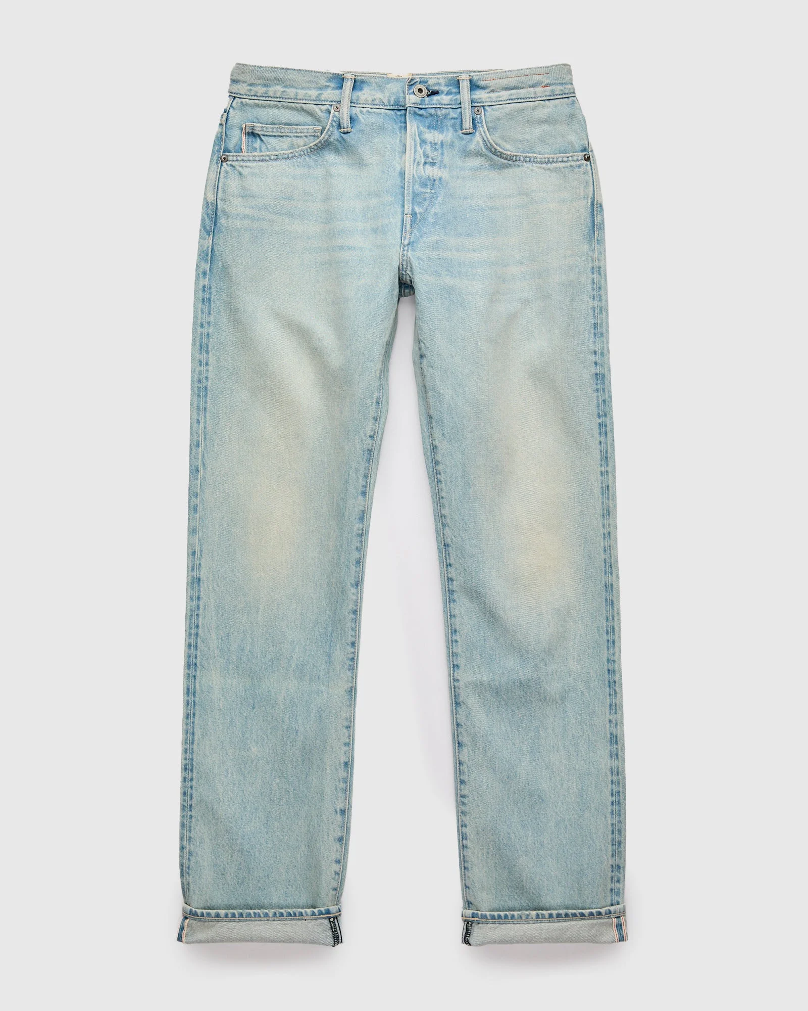 "Huey" 12.5oz Washed Indigo Selvedge Denim - Hammer Straight - 1