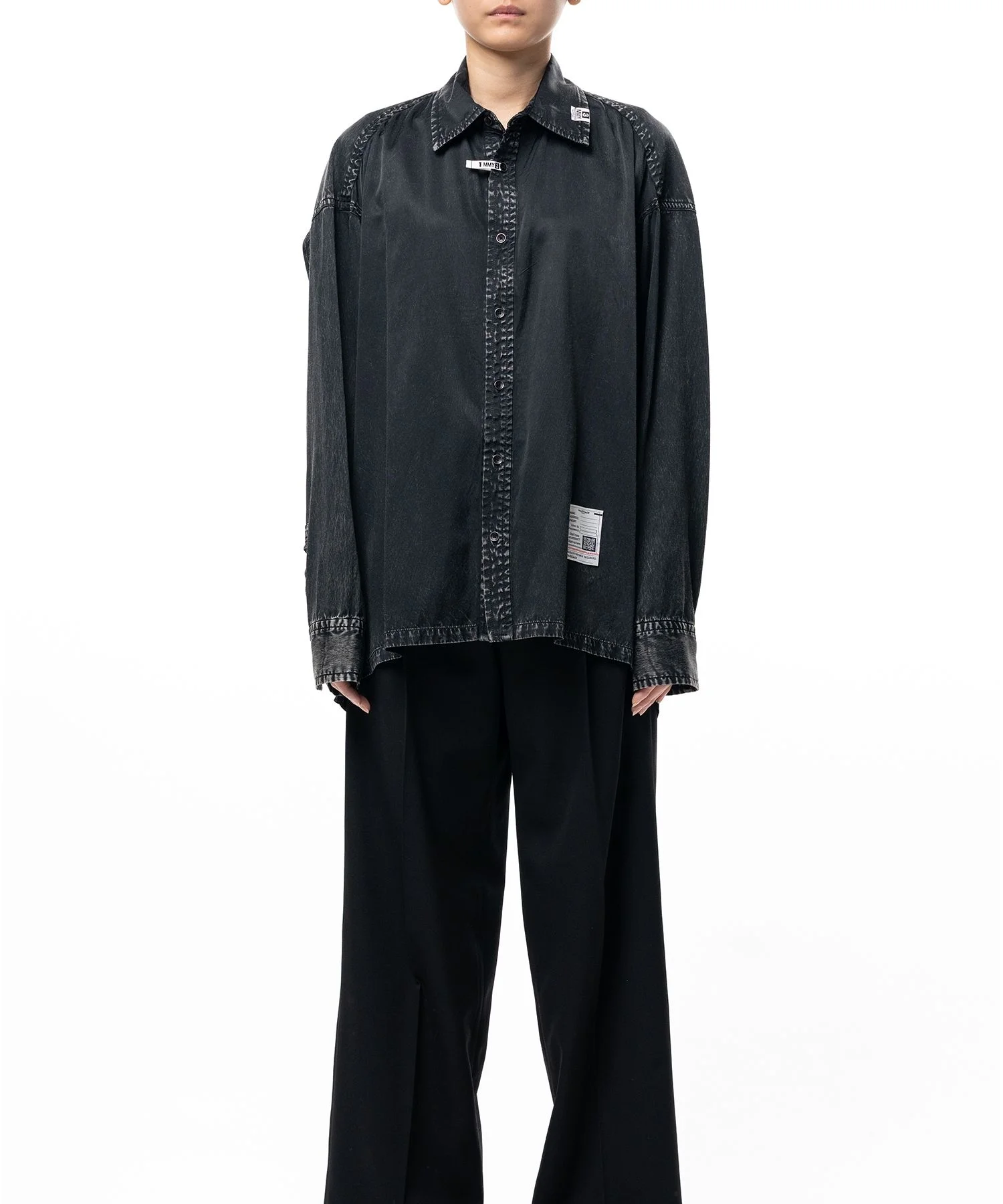 Vintage Like Satin Shirt - 1