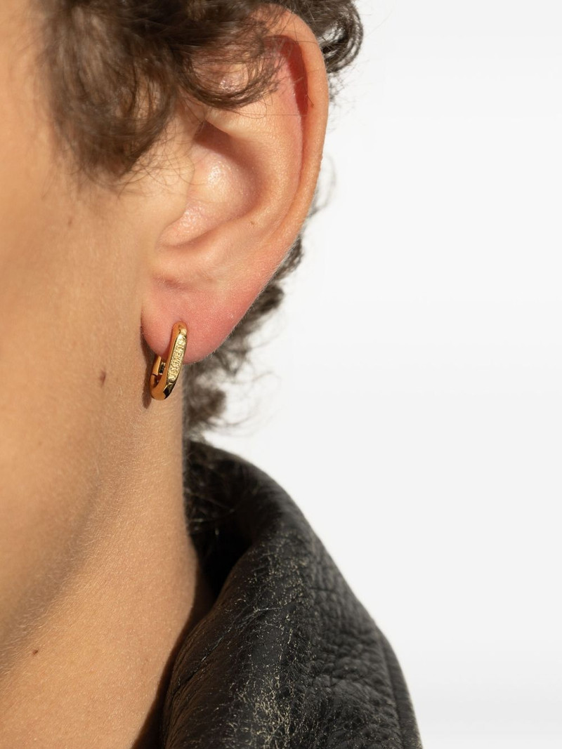 VETEMENTS logo-engraved earring outlook