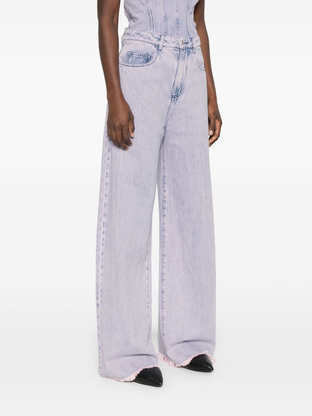 overdyed boyfriend jeans - 3