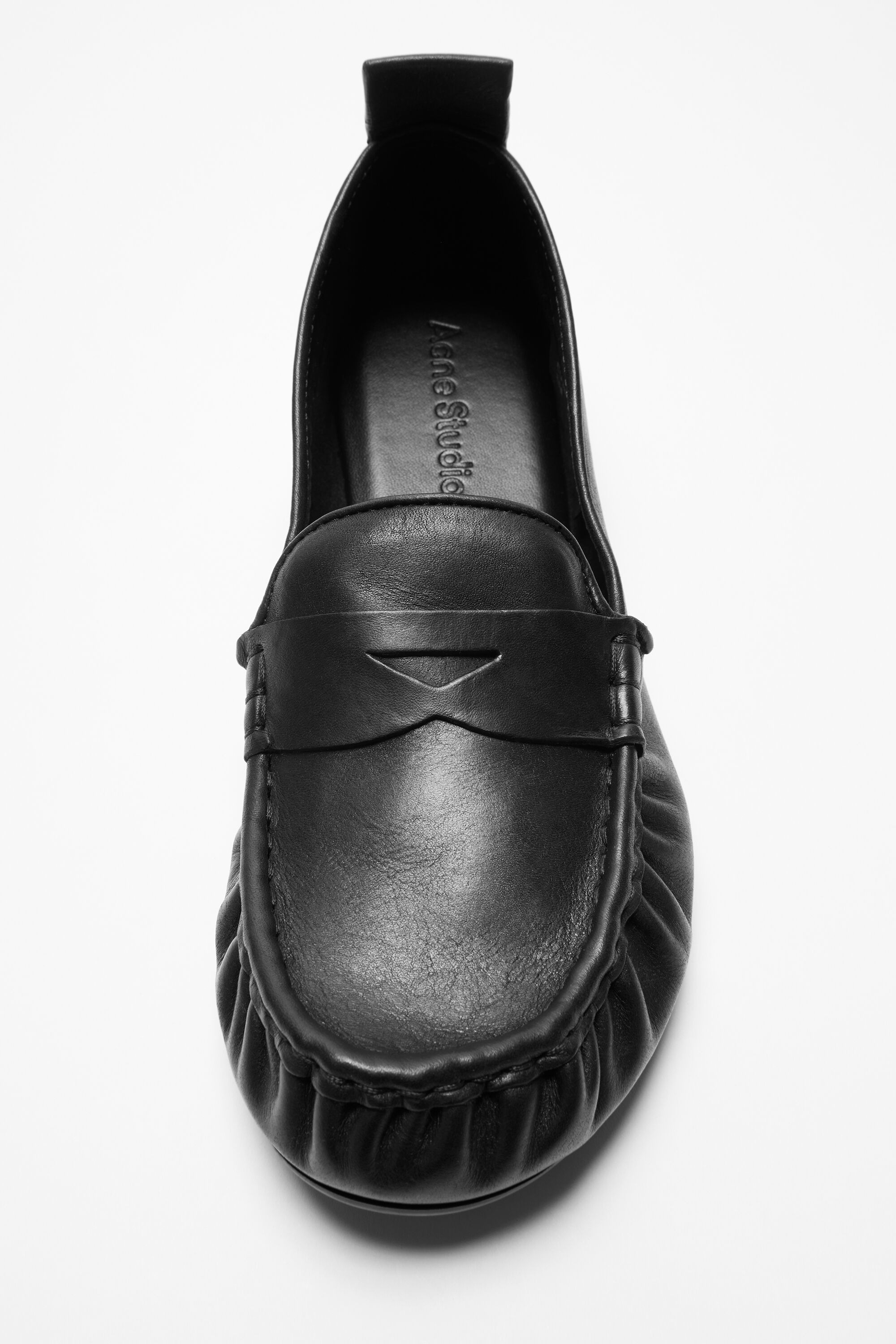 Leather loafers - Black - 5