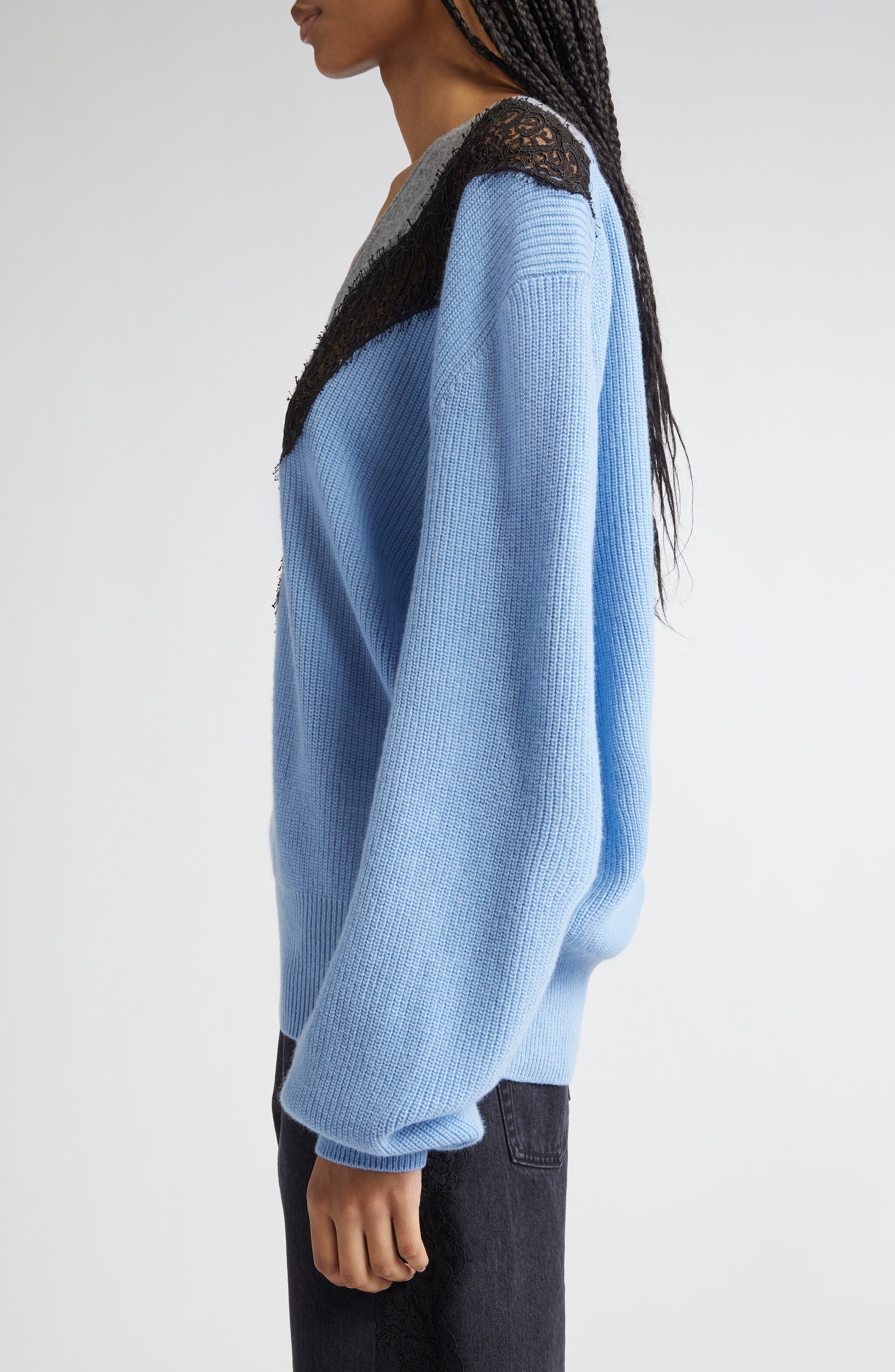Stella McCartney Miracle Lace Virgin Wool Jumper in 4008 - 4