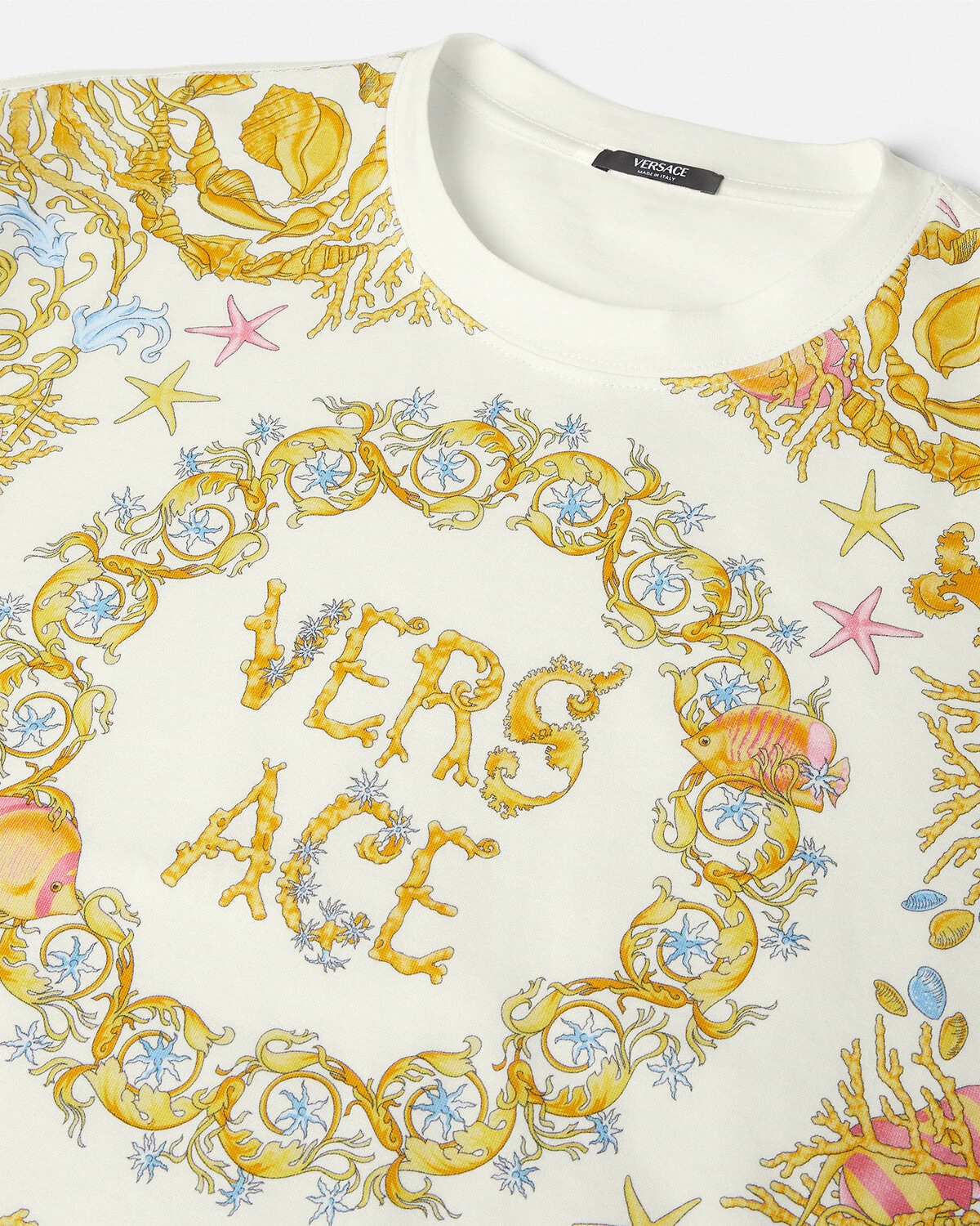 Underwater Barocco Crop T-Shirt - 2
