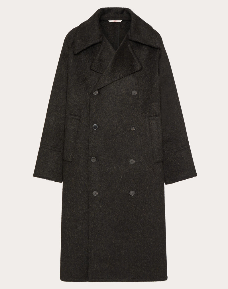 DOUBLE-BREASTED MOHAIR WOOL JACKET 1