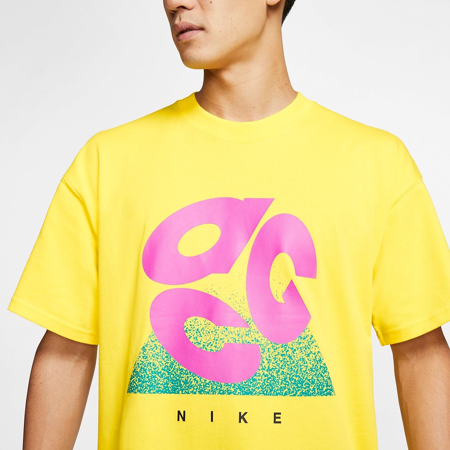 Nike ACG Logo Tee 'Opti Yellow' CT4170-731 - 3