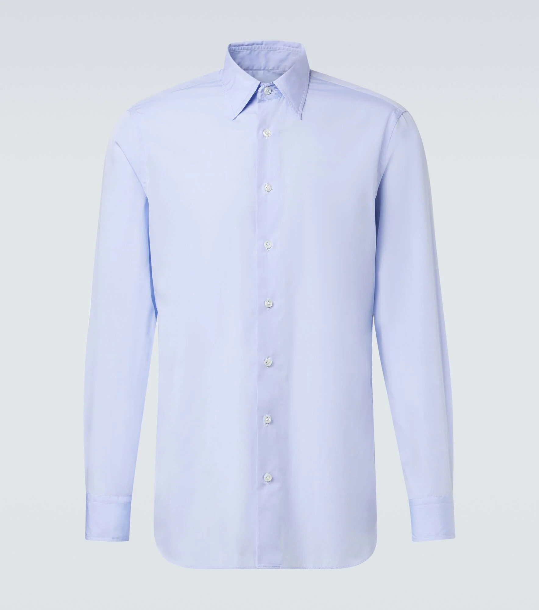 Cotton poplin shirt - 1