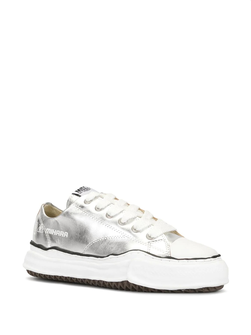 metallic style sneakers - 2