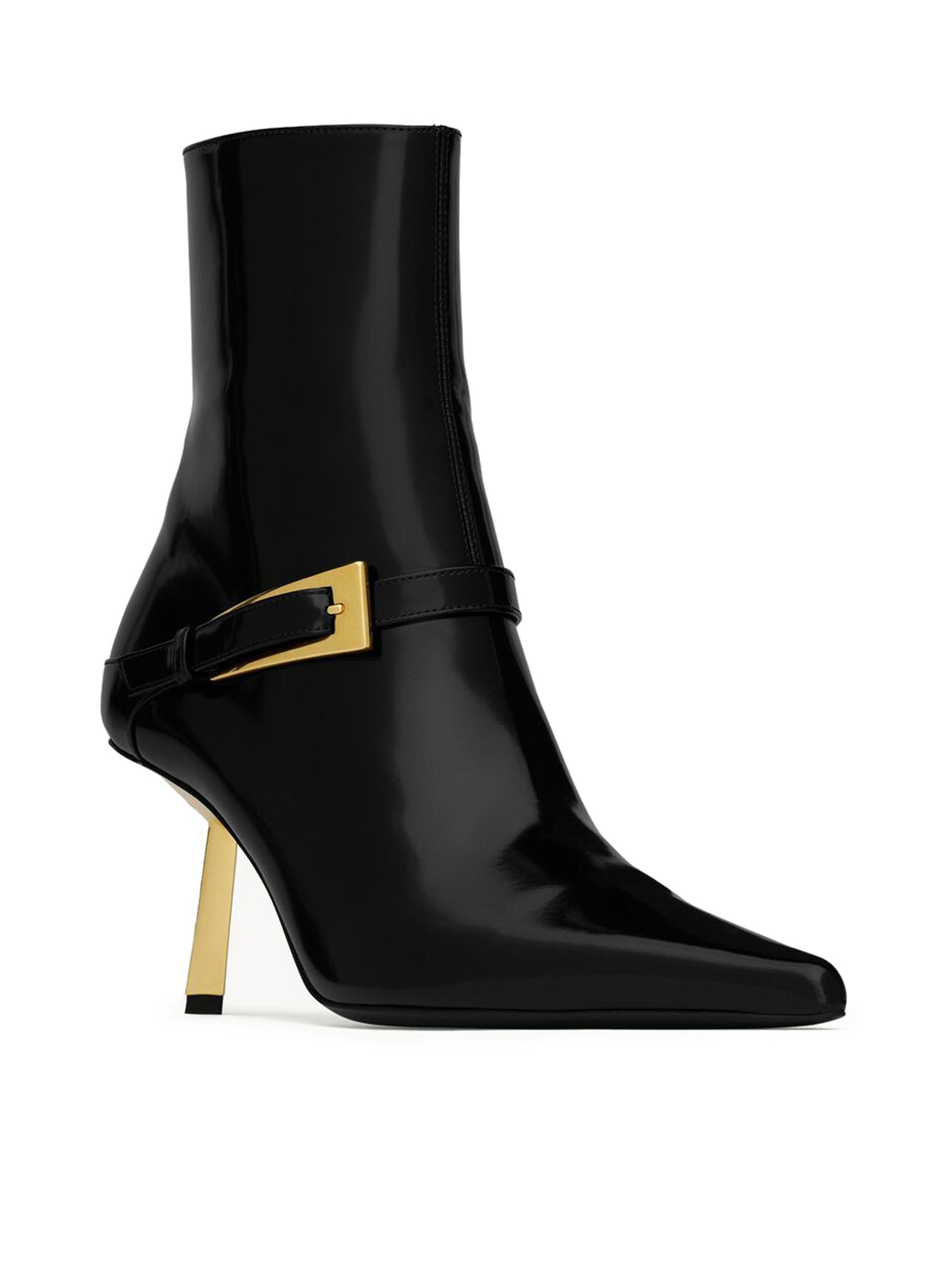 LEE ANKLE BOOTS IN MIRRORED LEATHER - 2