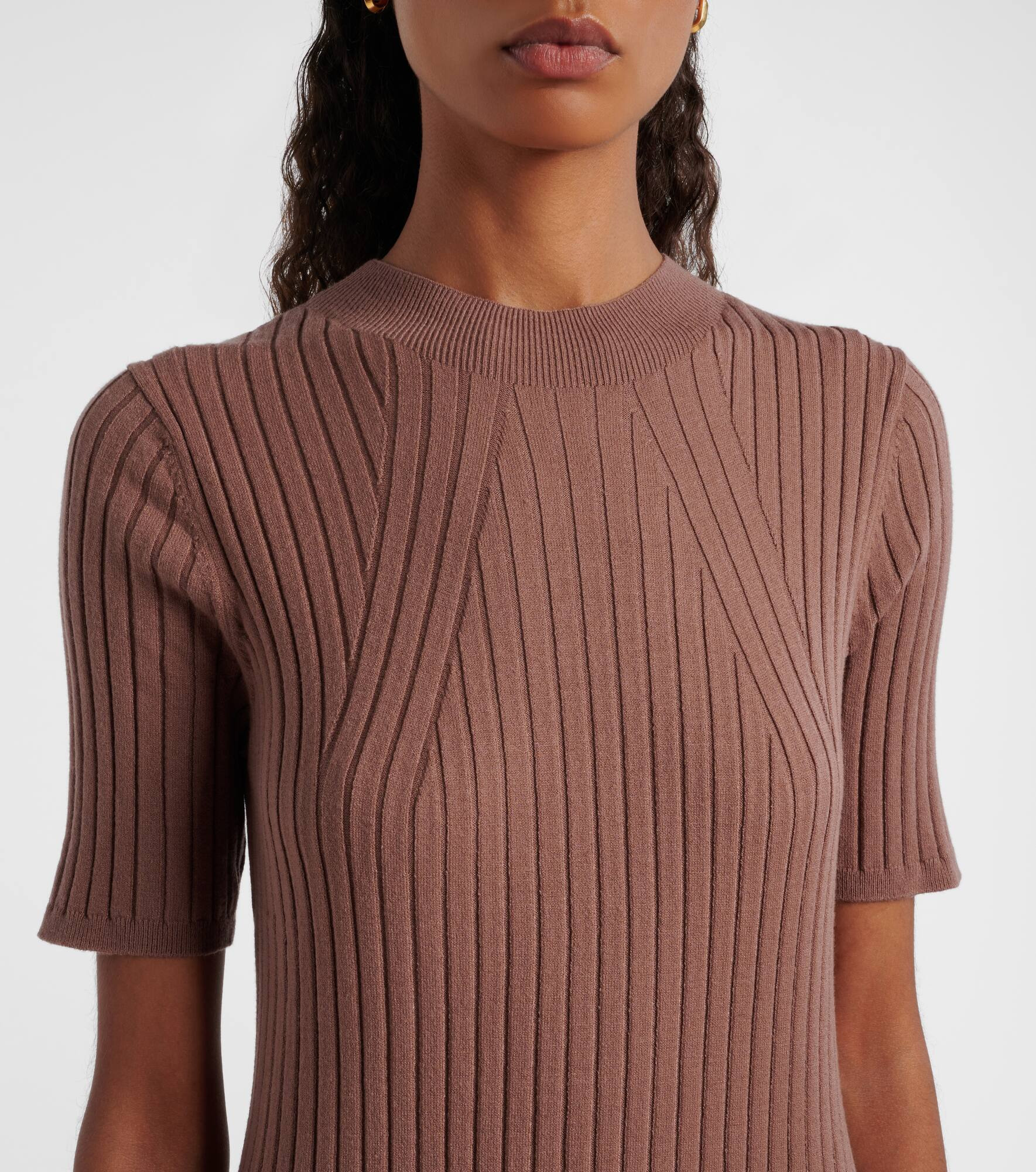Maeve 2.0 ribbed-knit midi dress - 4