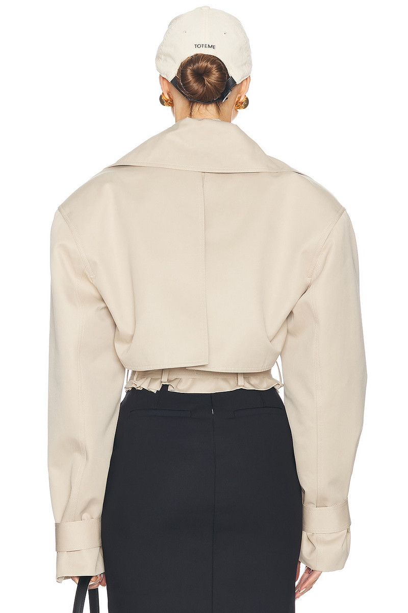 Oversized Cropped Trench 3