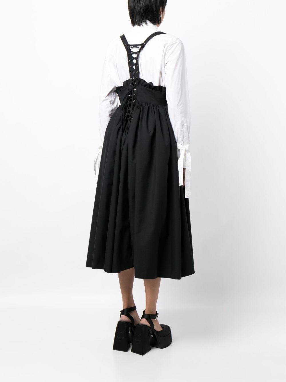 pleated midi dress - 4