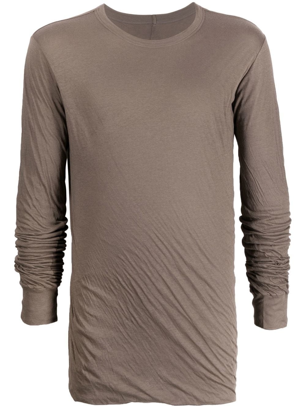 crew neck long-sleeved T-shirt - 1