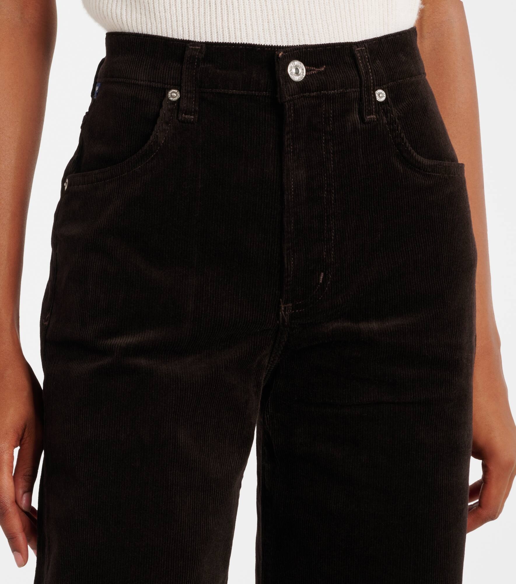 Annina corduroy wide-leg pants - 4