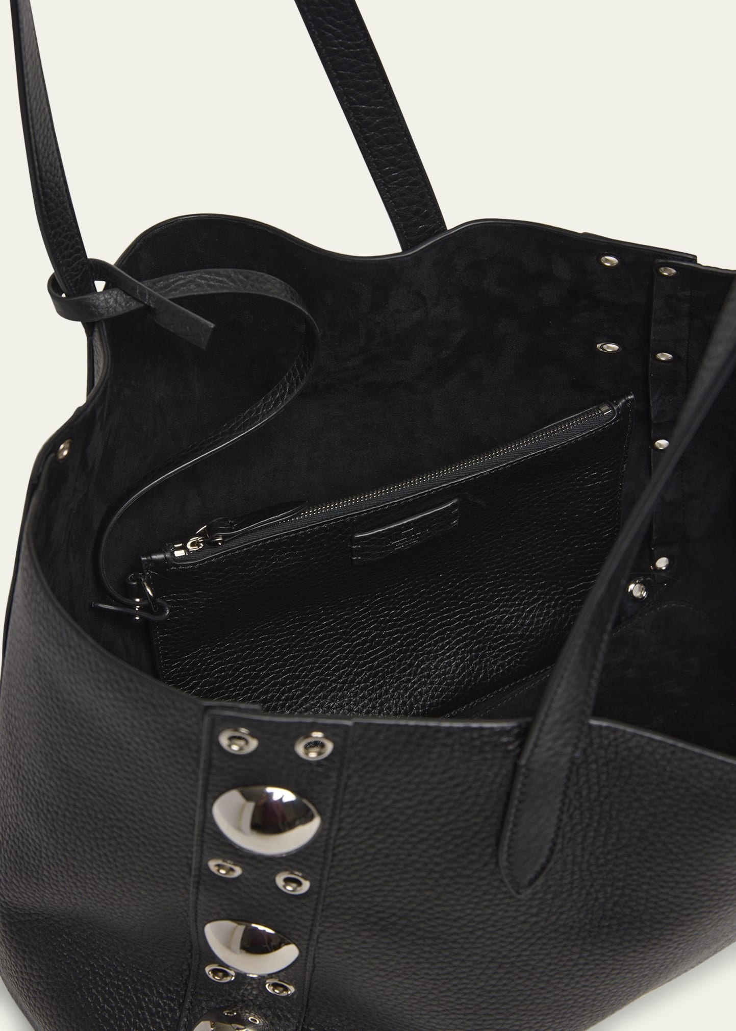 Nellcote Studded Leather Tote Bag - 4