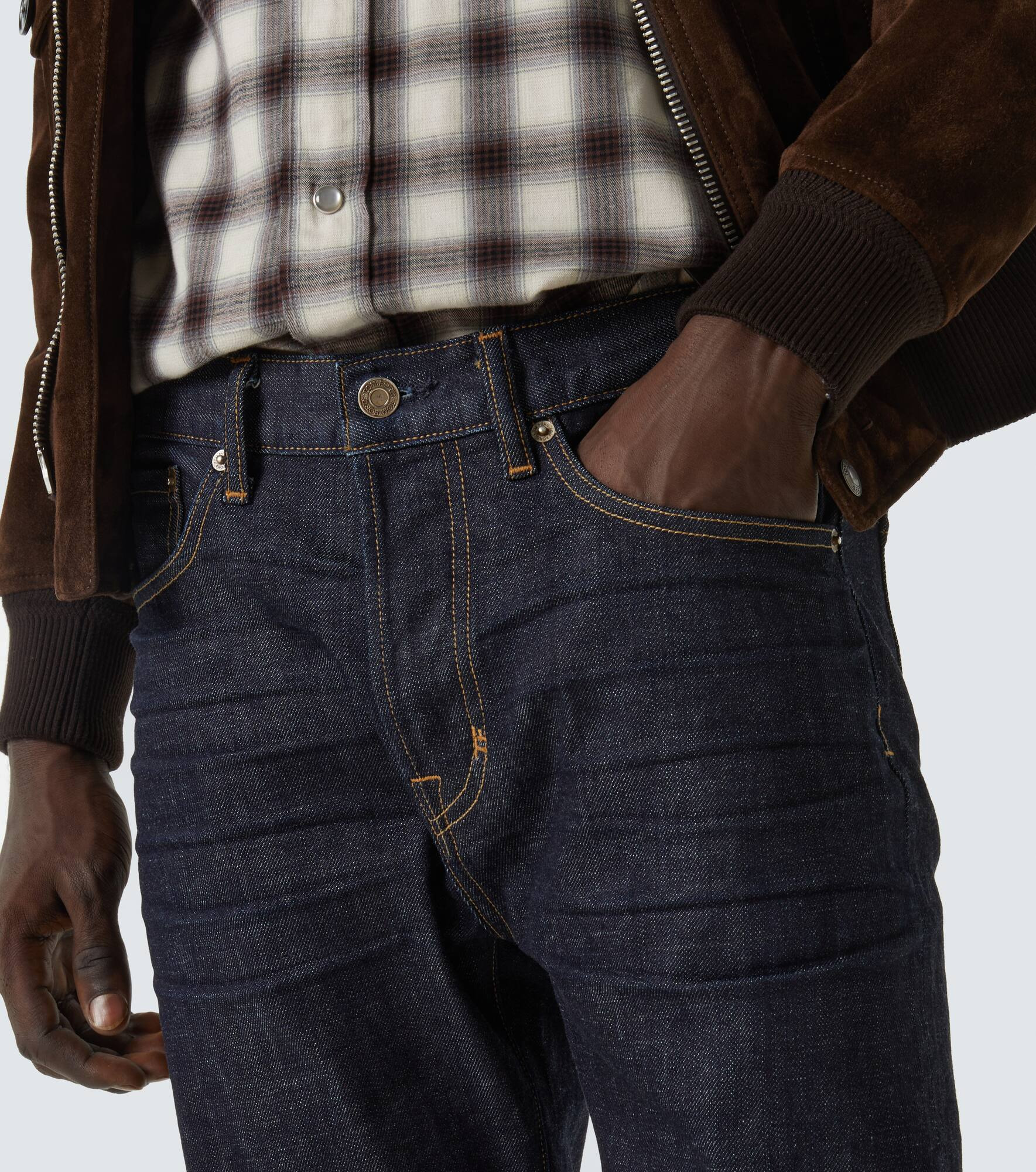 Mid-rise bootcut jeans - 5