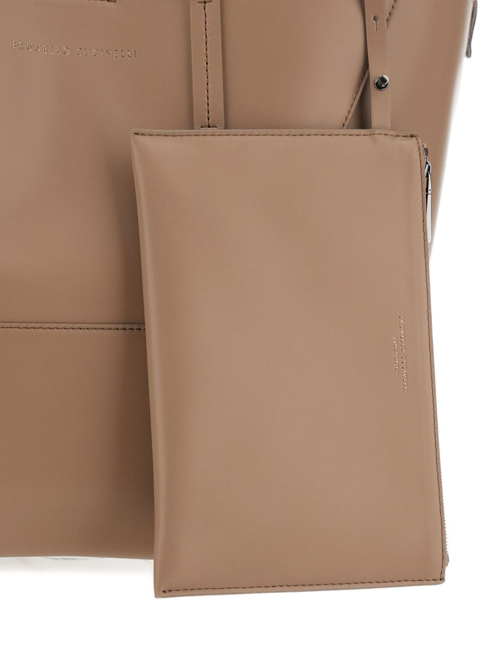 geometric-panel tote bag - 4