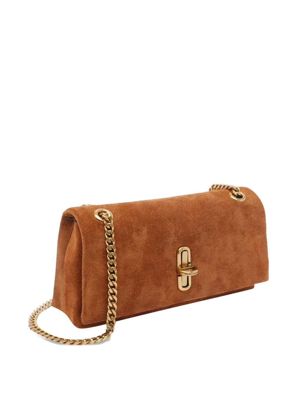 mini The Dual Chain suede shoulder bag - 3