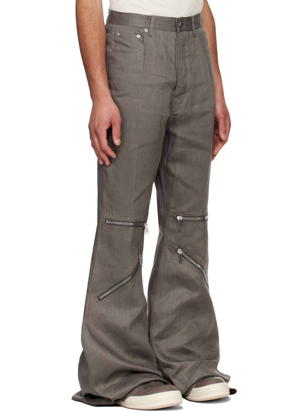 Gray Hollywood Bolan Cargo Pants - 2