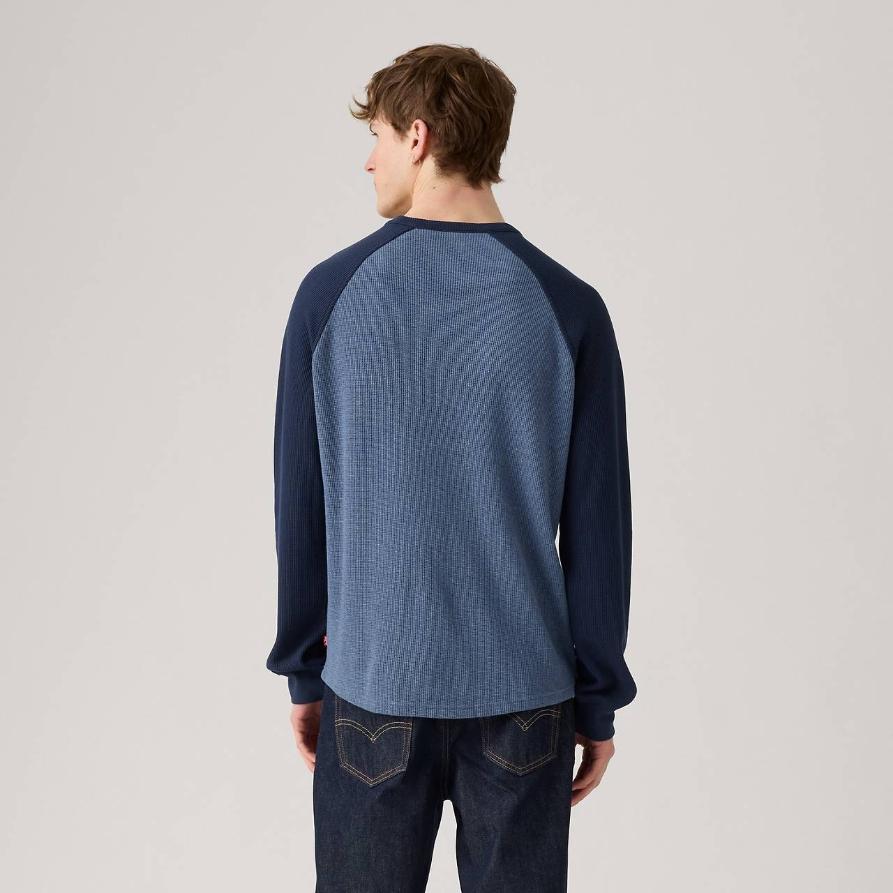 THERMAL RAGLAN CREWNECK T-SHIRT - 4