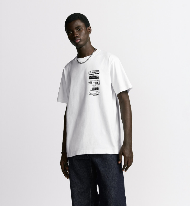 Dior Archives Labels T-Shirt, Relaxed Fit 2