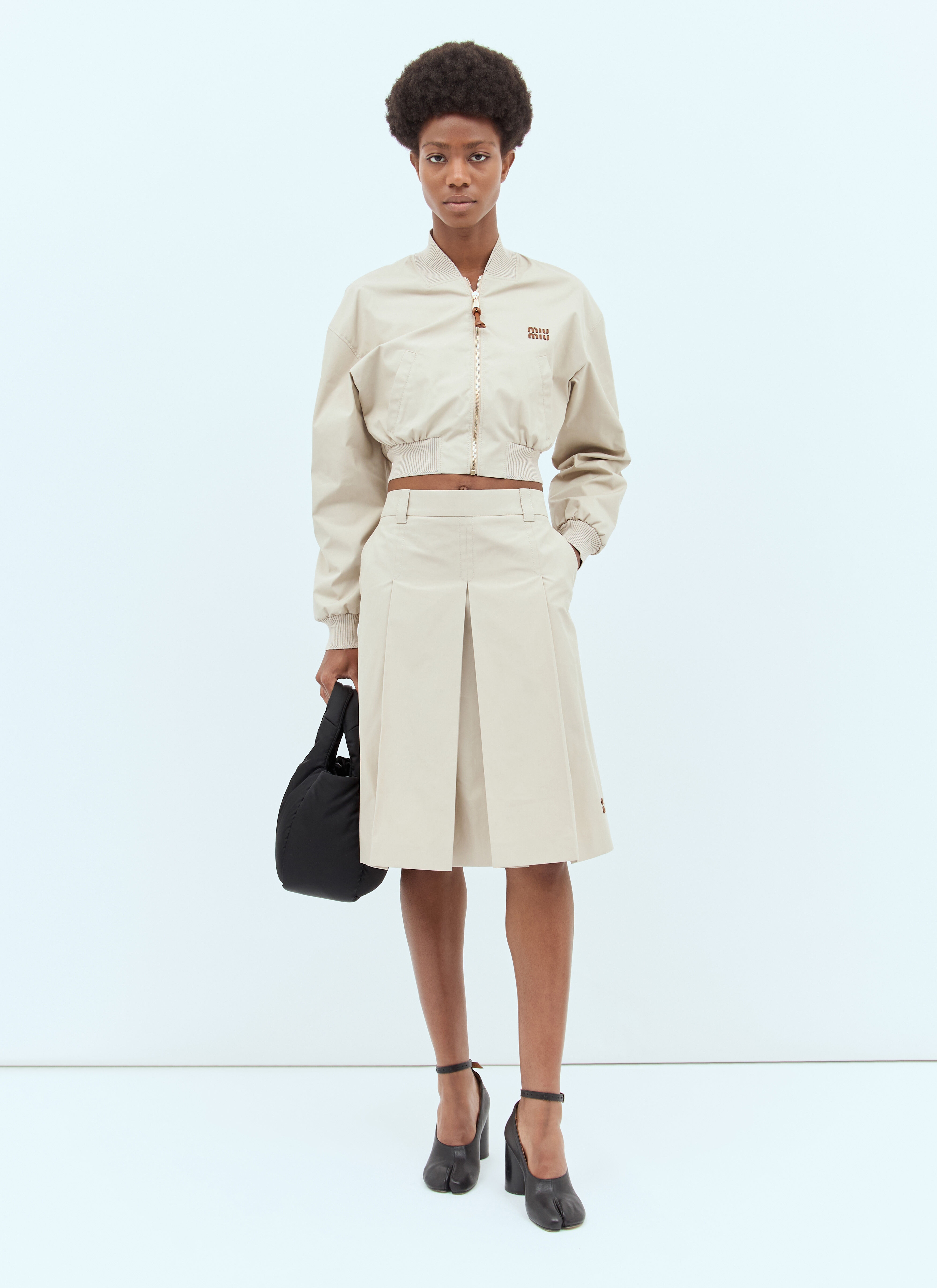 Pleated Midi Skirt - 3