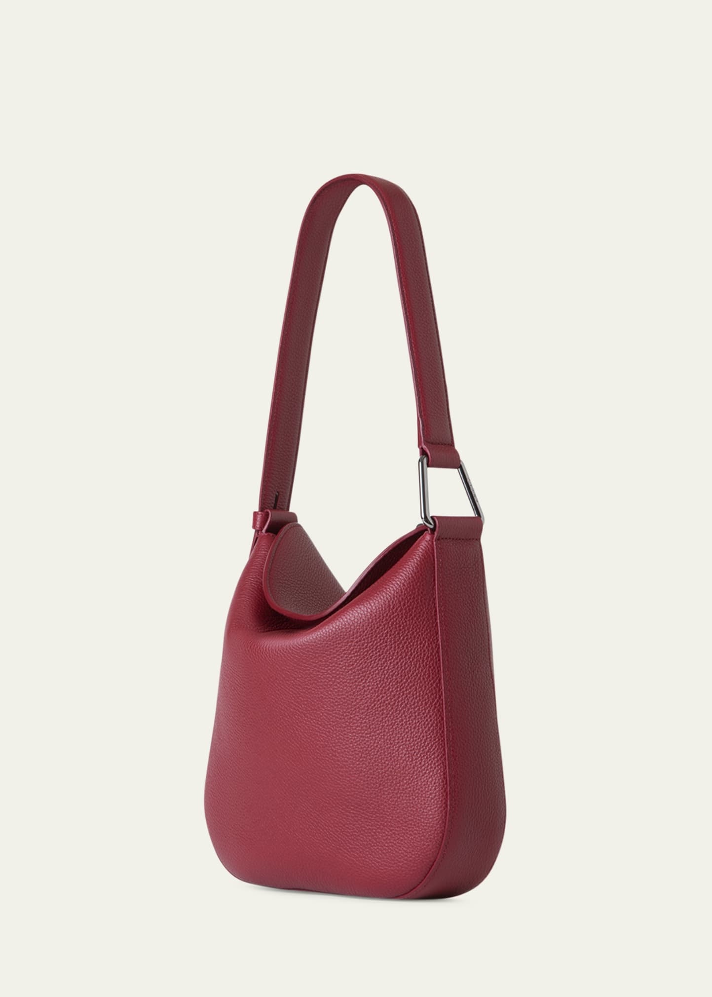 Anna Little Leather Hobo Bag - 4