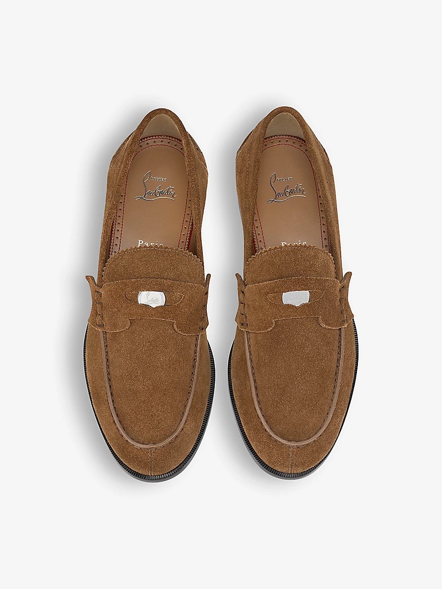 Penny suede loafers - 3