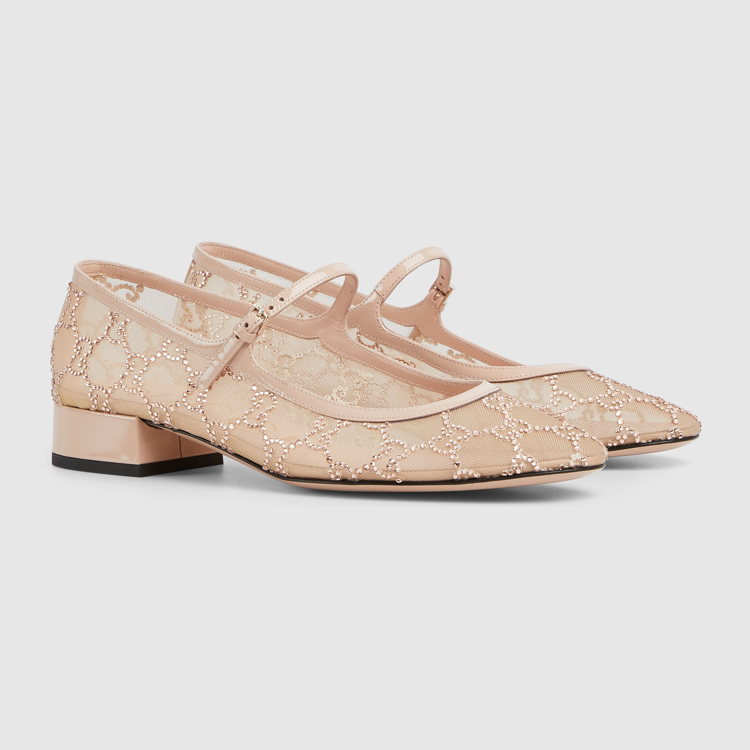 Women's GG crystal ballet flat - 2