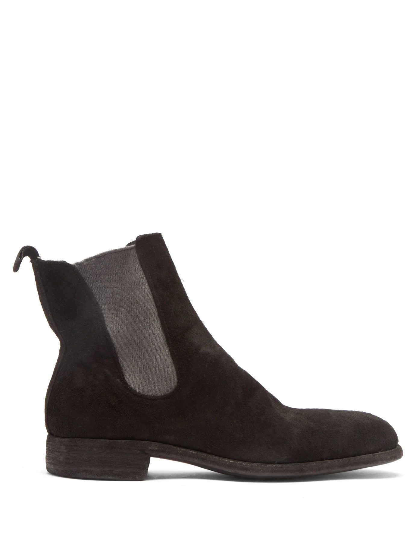 Distressed suede Chelsea boots - 1