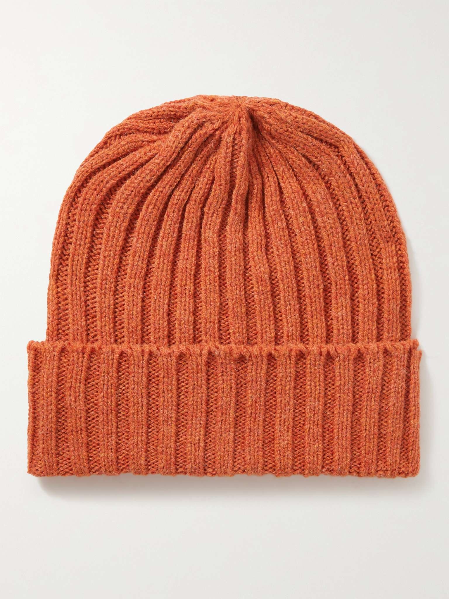 Ribbed Wool Beanie - 1