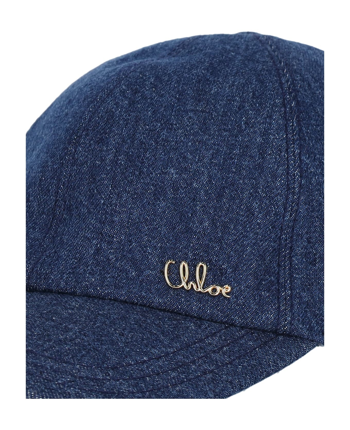 Chloé 'iconic' Denim Baseball Cap | italist | REVERSIBLE