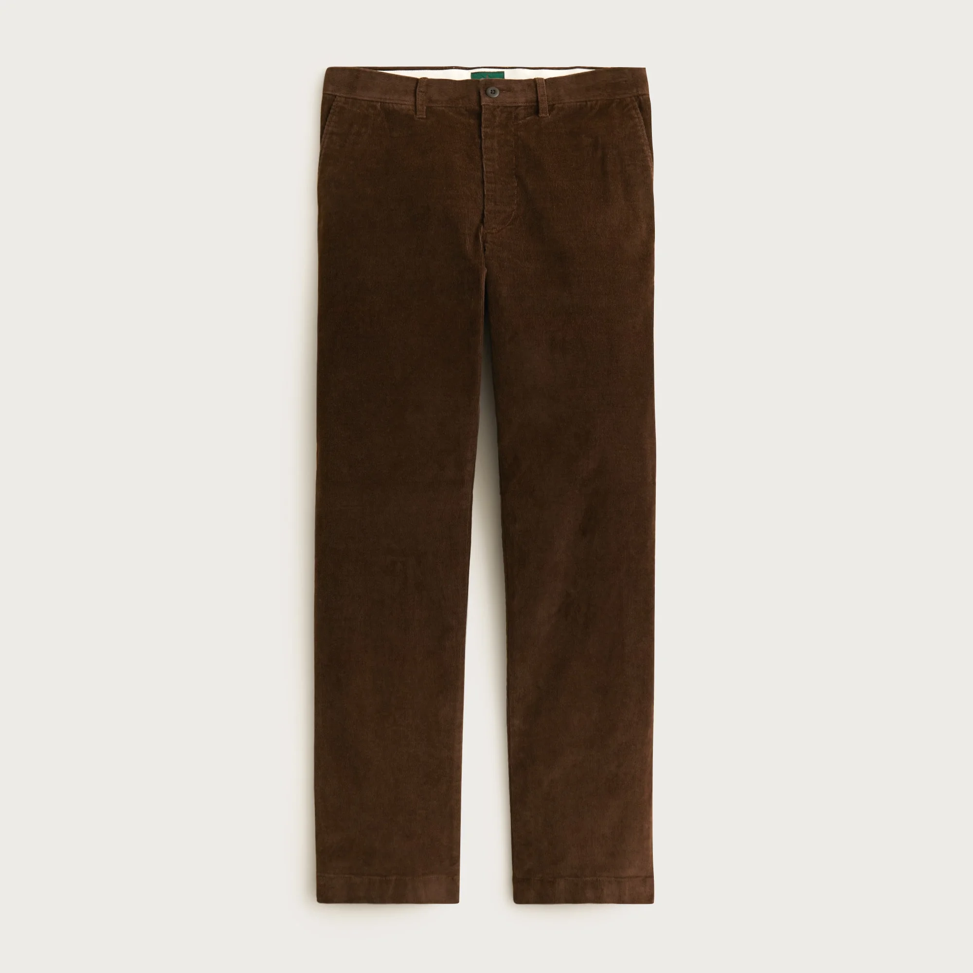 Broken-in Straight pant in stretch corduroy - 1