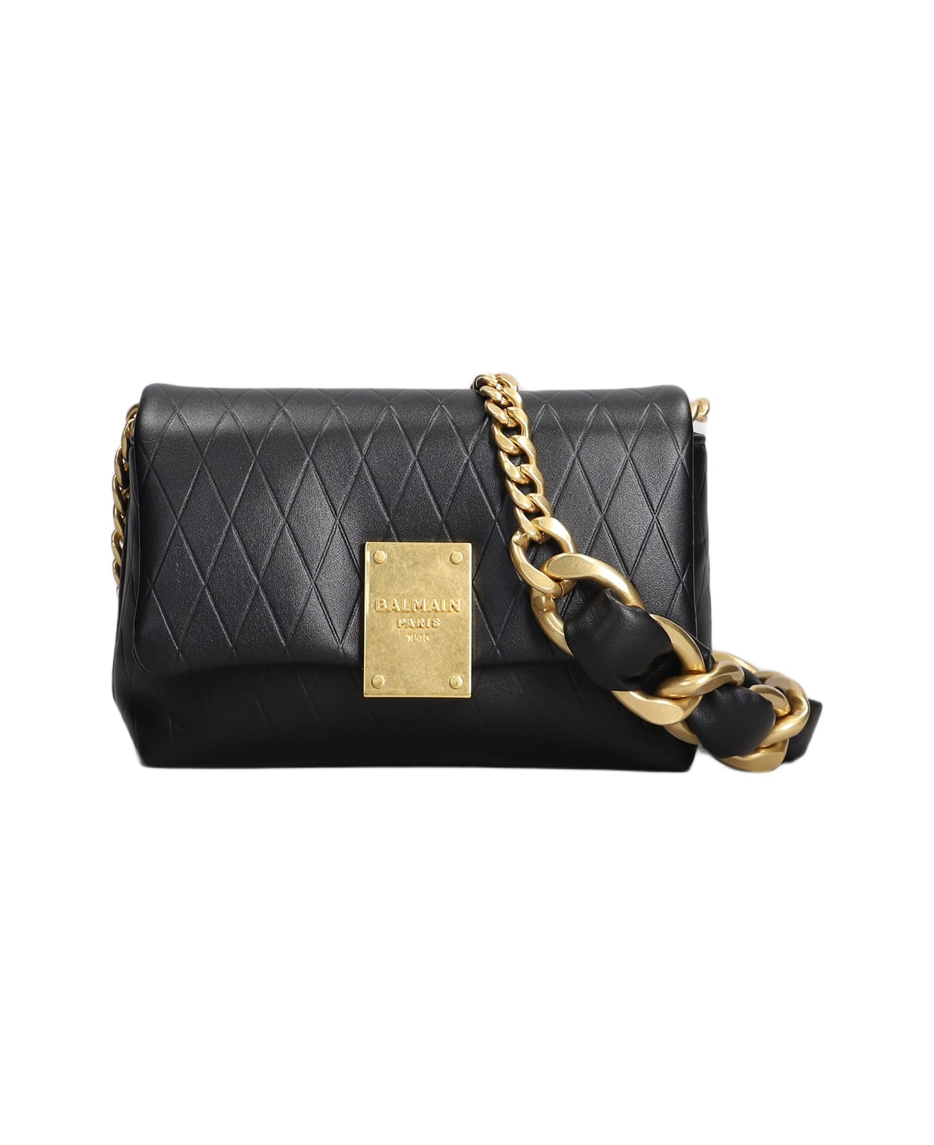 1945 Soft Bag Shoulder Bag In Black Leather - 1