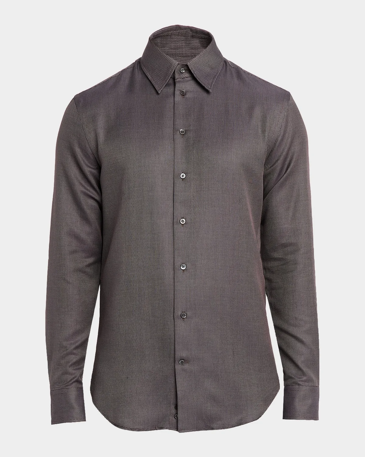 Men's Micro-Dot Cotton Modern Fit Sport Shirt - 1