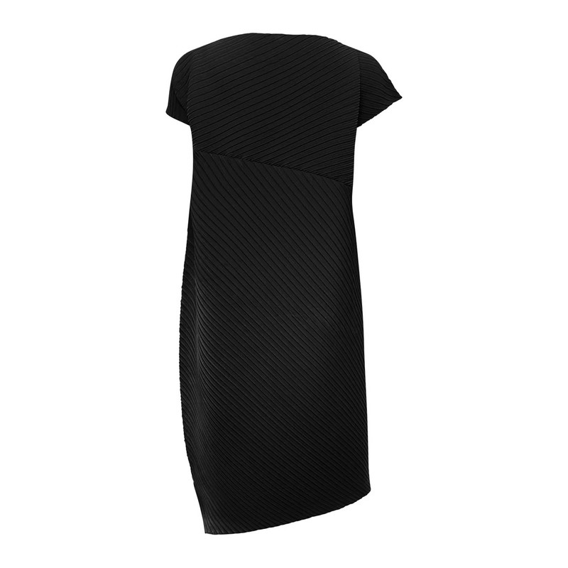 ISSEY MIYAKE Plaster Pleats Solid Pleated Dress outlook